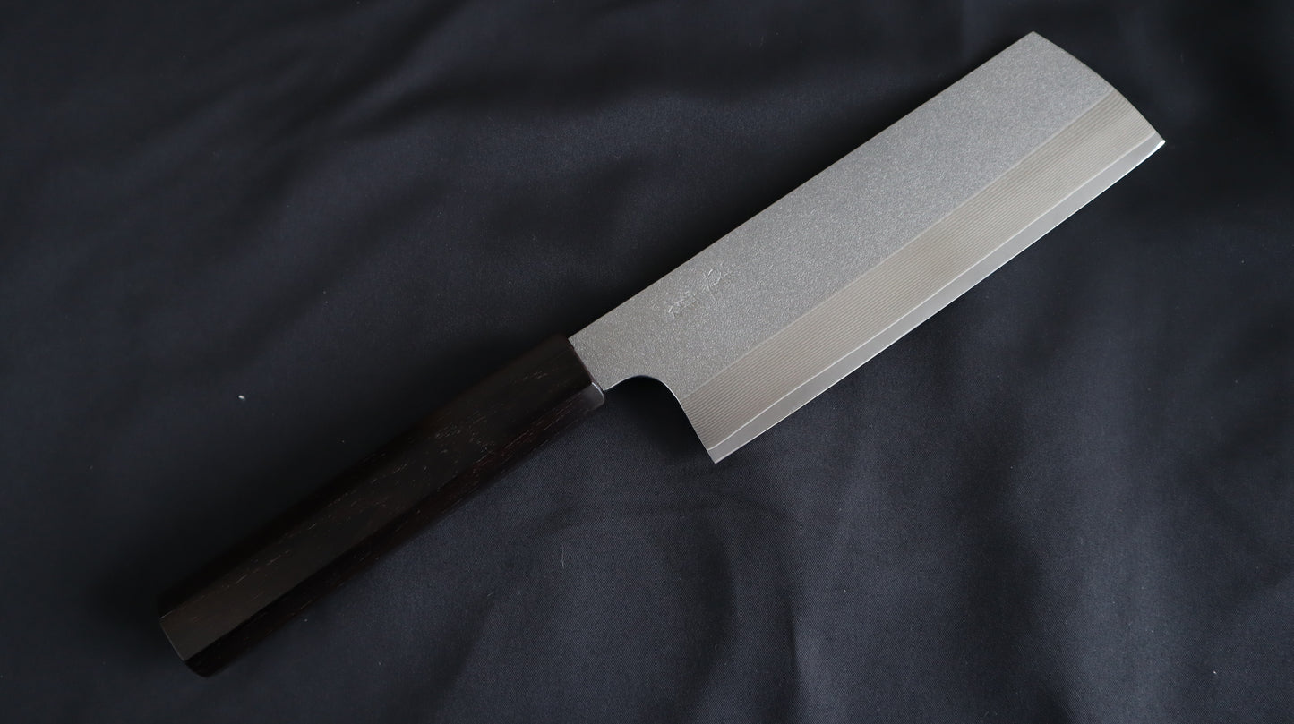 DS Daruma : Cobalt Stainless Damascus Nakiri 165